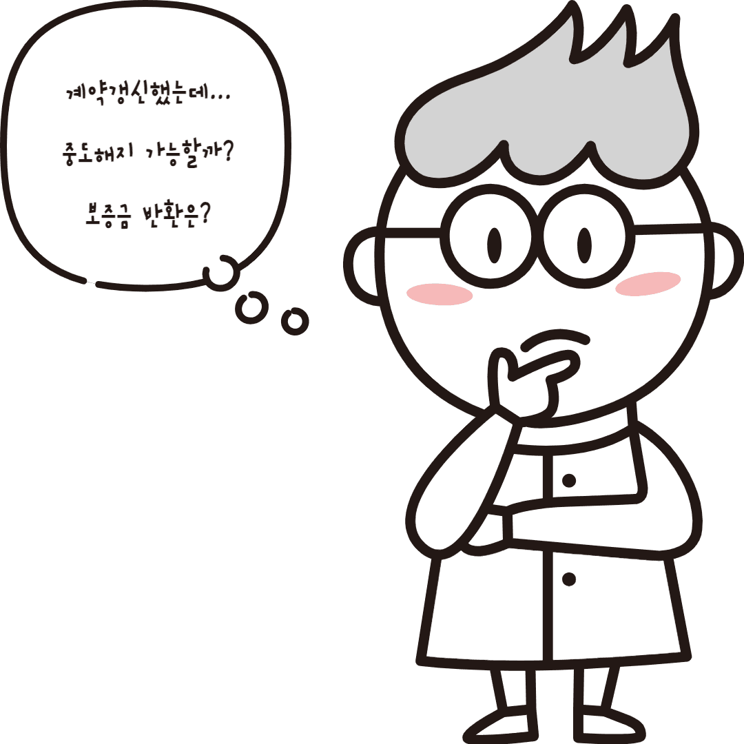 전세 계약갱신청구권 행사 후 중도해지, 보증금 반환 가능할까?