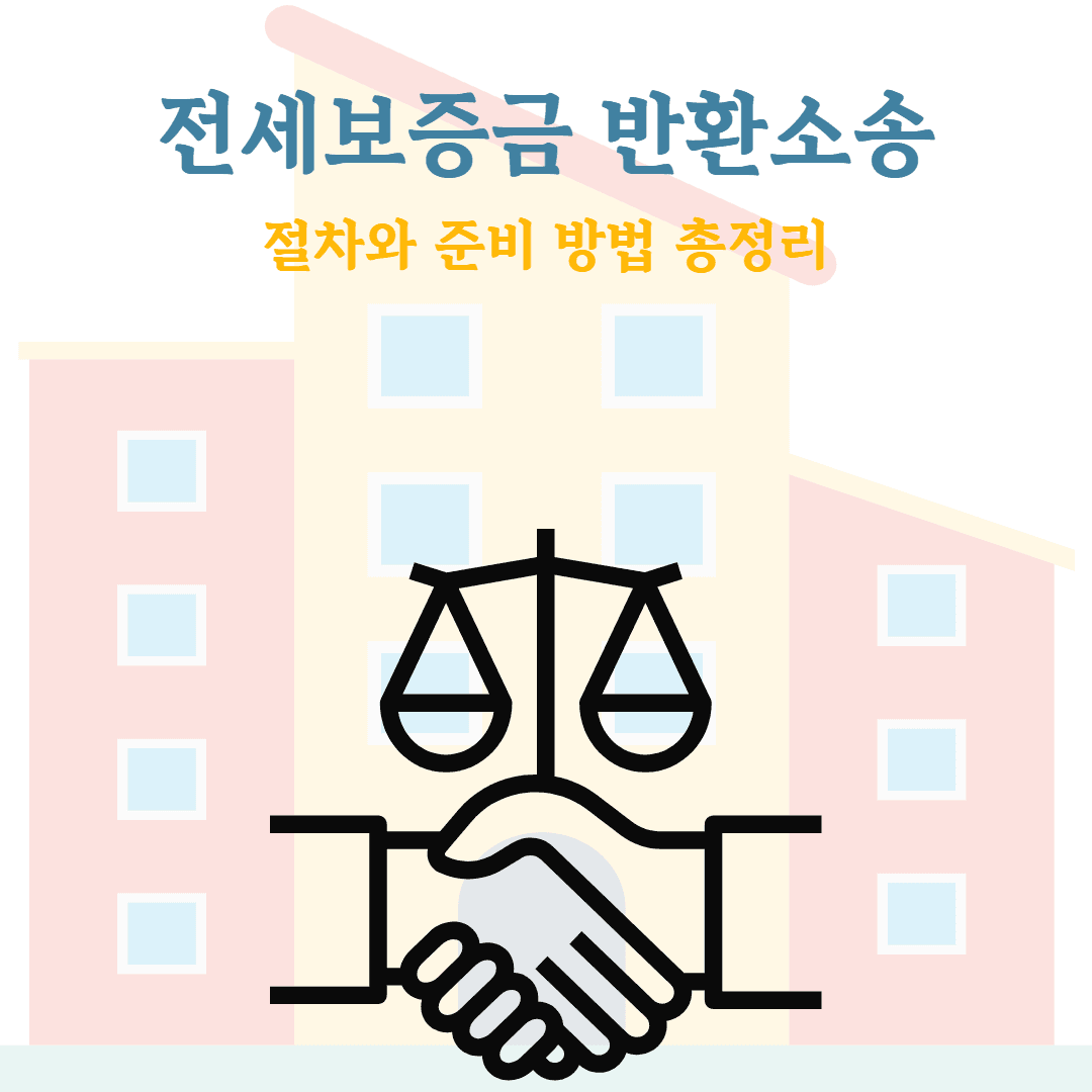 전세보증금 반환소송, 절차와 준비방법 총정리